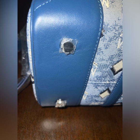 NEW MCM BLUE BOSTON BAG - Picture 4 of 9